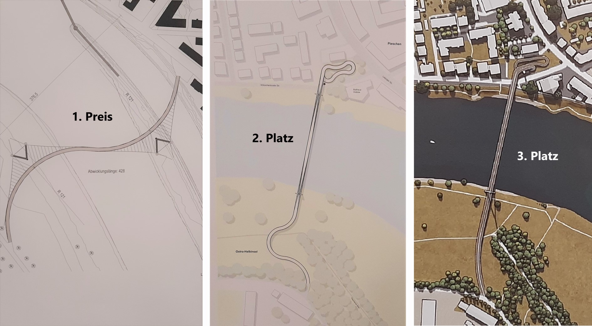 2022 08 22 Preise Stud Arch Wettbewerb Pieschen Ostra Brücke Fotos ADFC DD