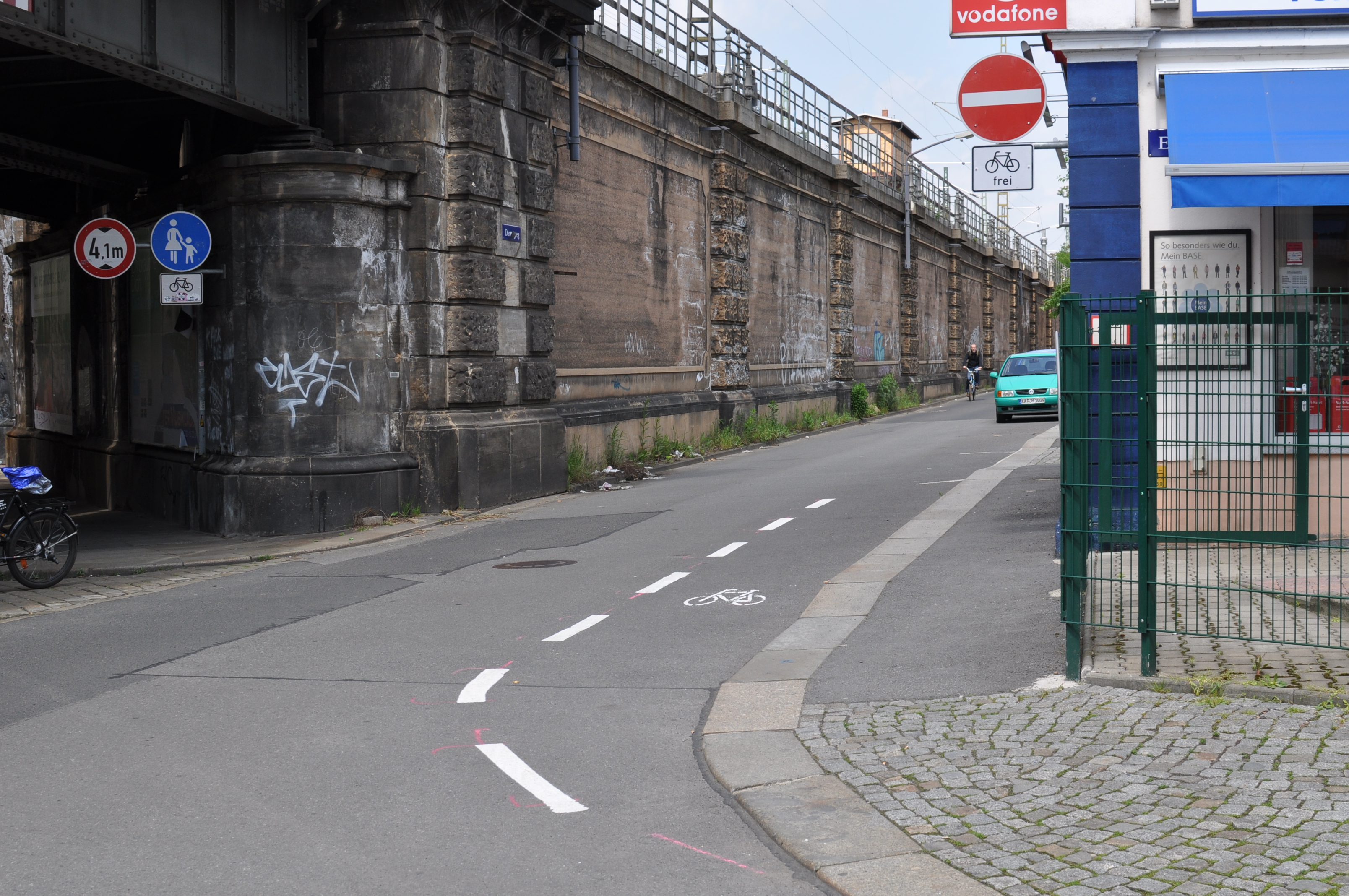 Einbahnstraße Dammweg