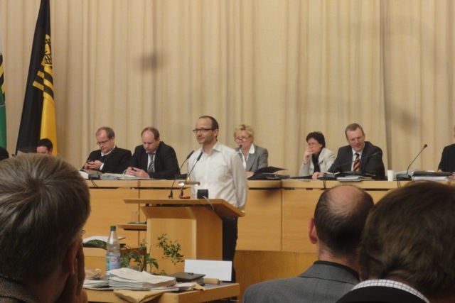 Olaf Matthies im Stadtrat (c) ADFC