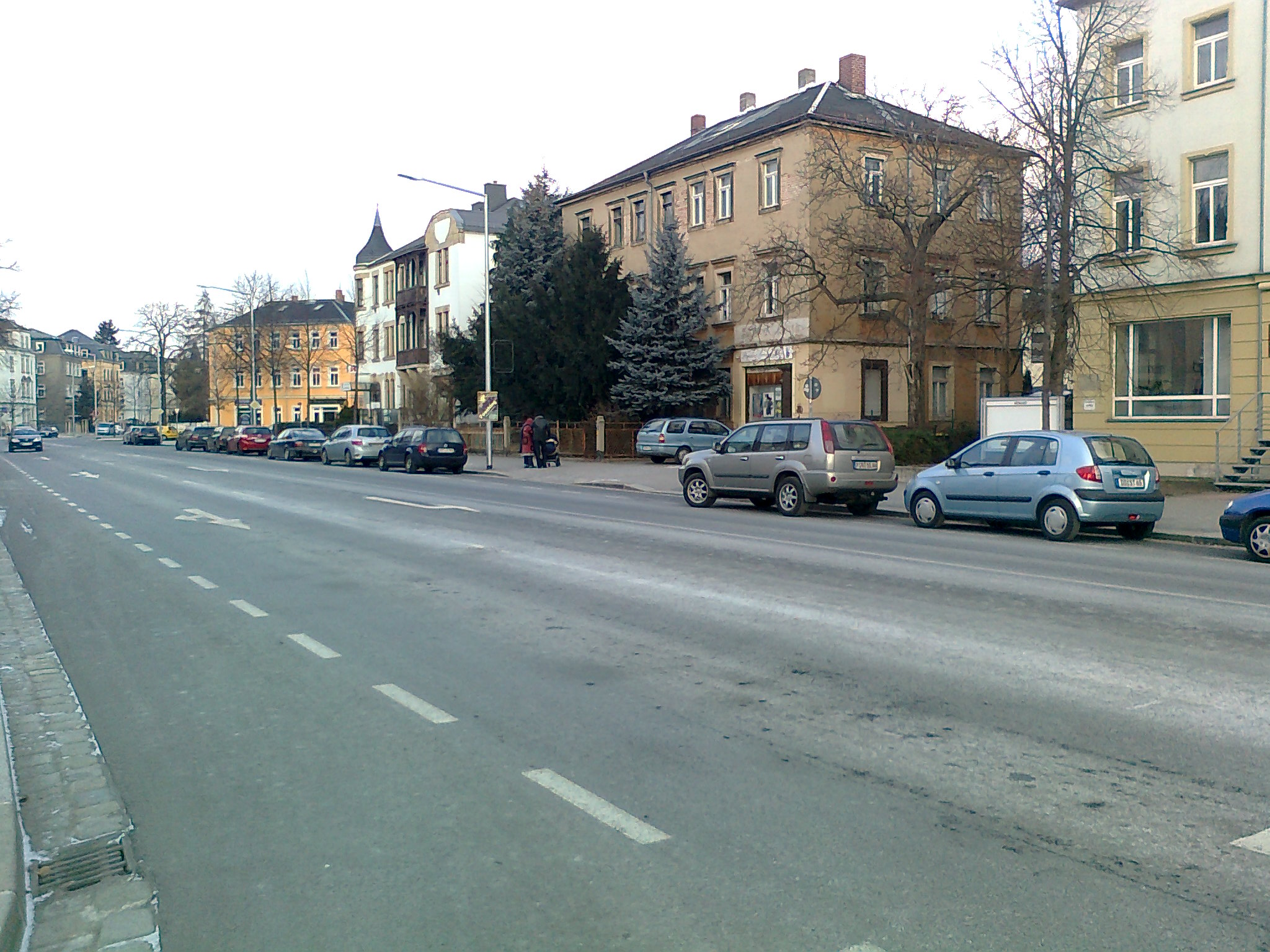 Radwegparker Altenberger Straße (c) ADFC