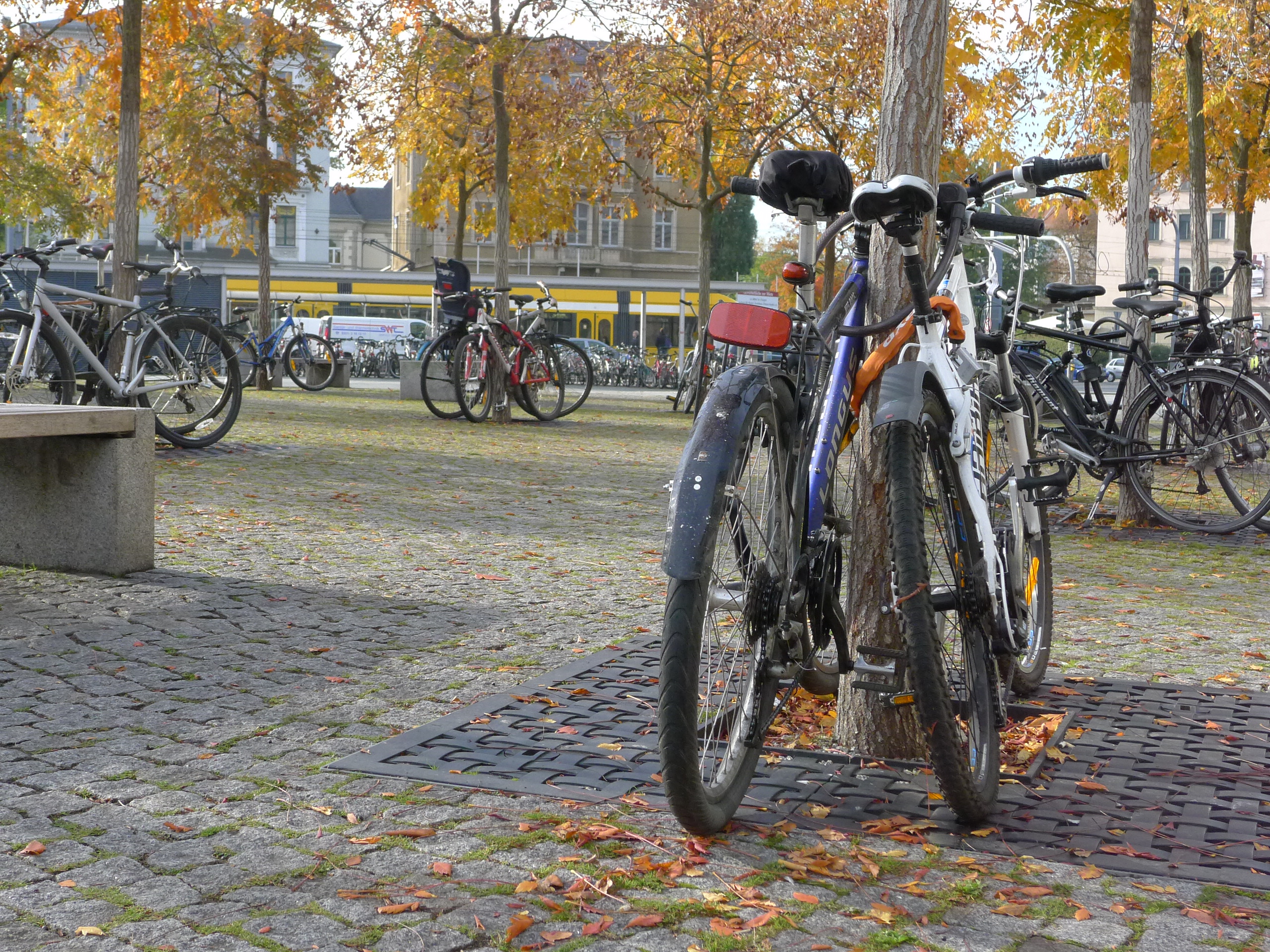 Parkplatzmangel Bahnhof Neustadt (c) ADFC