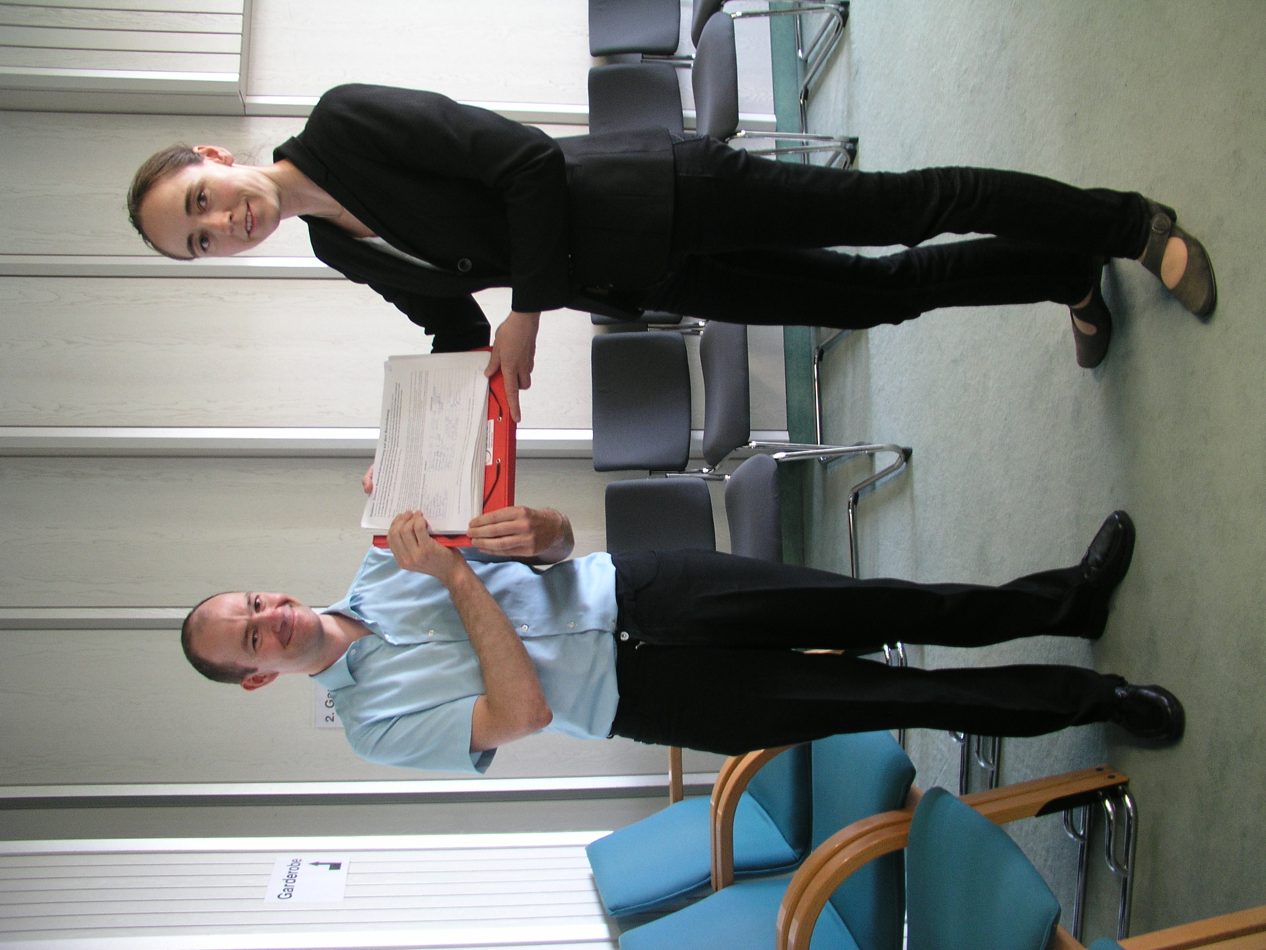 Petitions-Übergabe an Bürgermeisterin Kaufmann