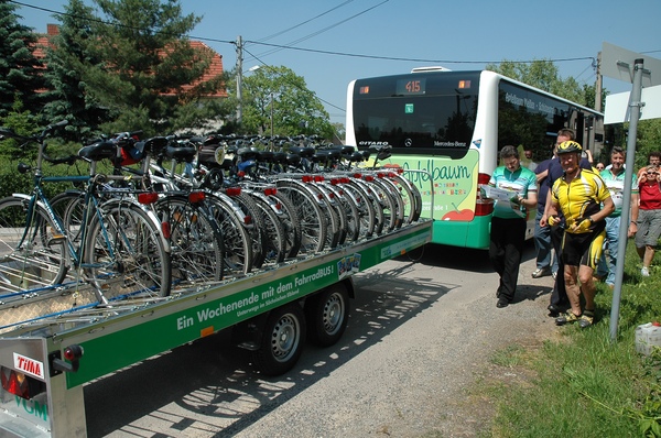 Der FahrradBUS nach Moritzburg